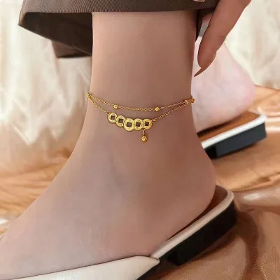 Korean Fashion Circular Chain Anklet
